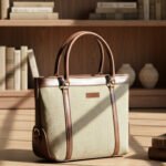Fineur Strap Jute Tote - Tan Brown