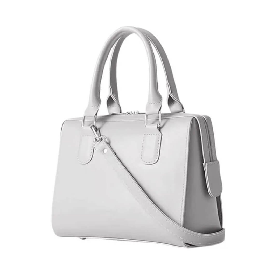 PurpleBag Grey Purpule Handbag For Girls - Image 1