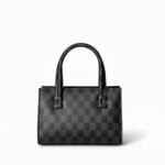 MINI CHECKERED HANDBAG - BLACK - M136
