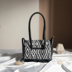 LONG STYLE SHOULDER BAG - BLACK - M163