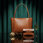 PYRAMID TOTE + POUCH - MUSTARD - M002