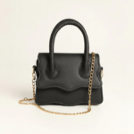 MUFFIN HANDBAG - BLACK - M143